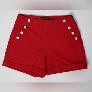 Banana republic high waisted shorts- size 2 - red - wore once